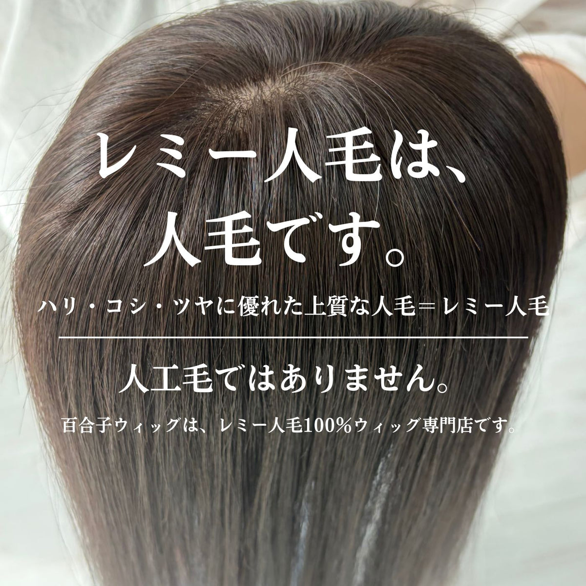 毛量減 羽ウィッグ セミロング(2スタイル)医療用全頭用ウィッグ