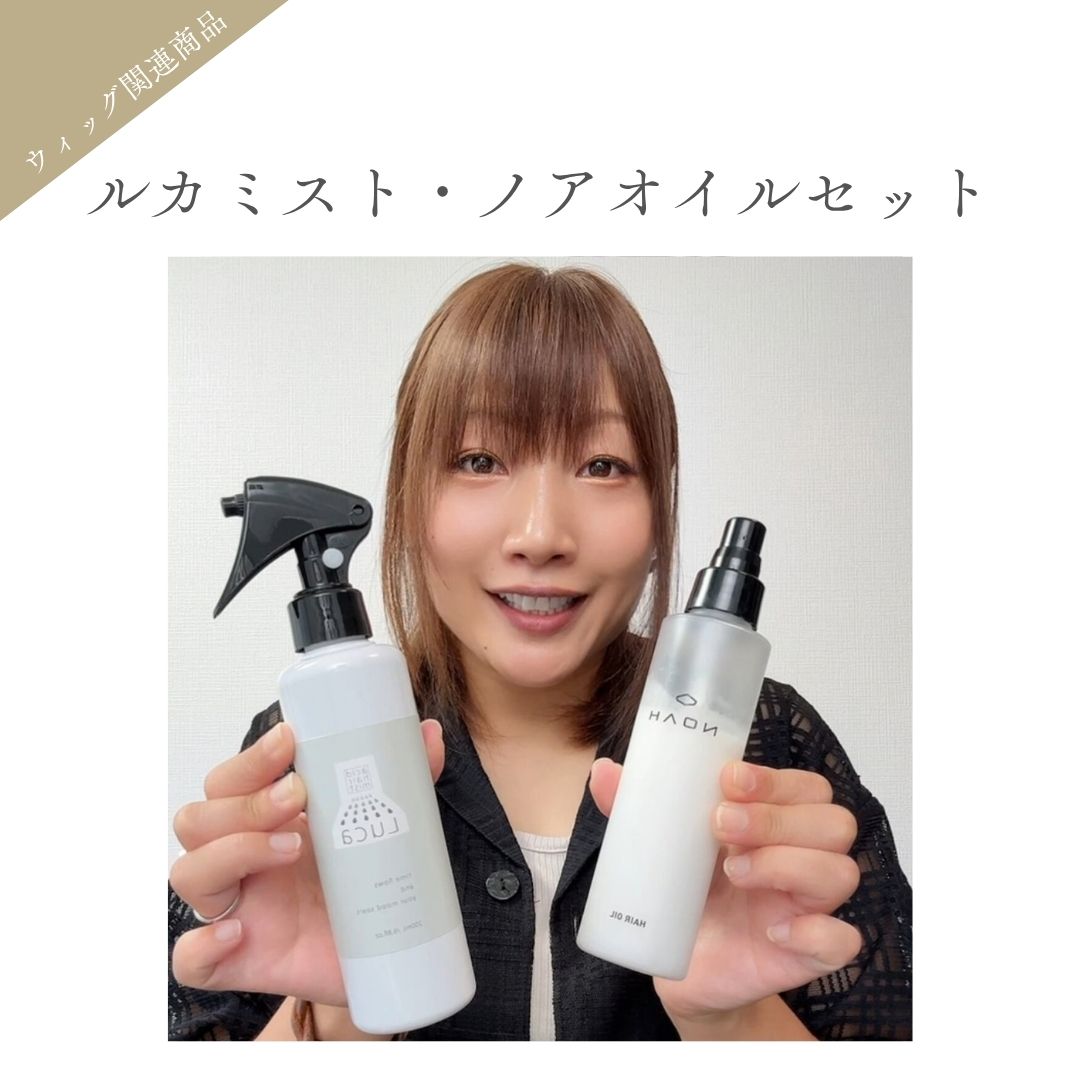 ルカミスト・ノアオイルセット【 ウィッグにも自毛にも使えるケア用品2点セット】