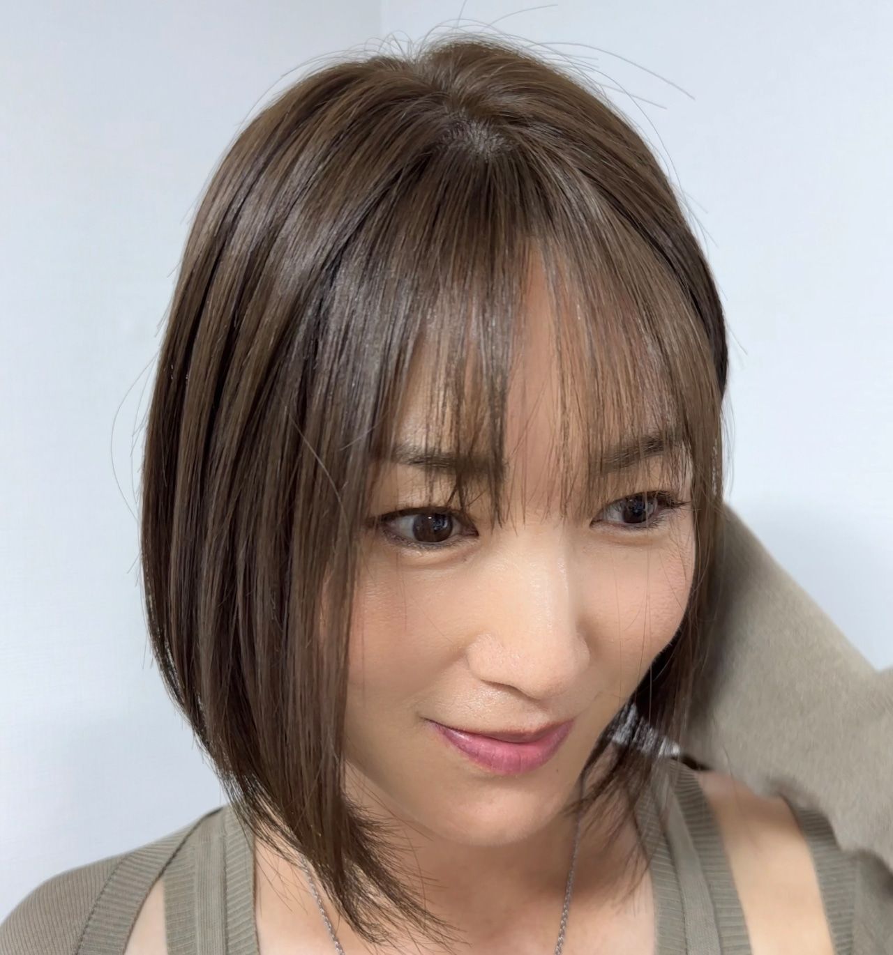 3D Wig "HIKARI" Natural-Brown Pre-Styled 100% Remy Human Hair