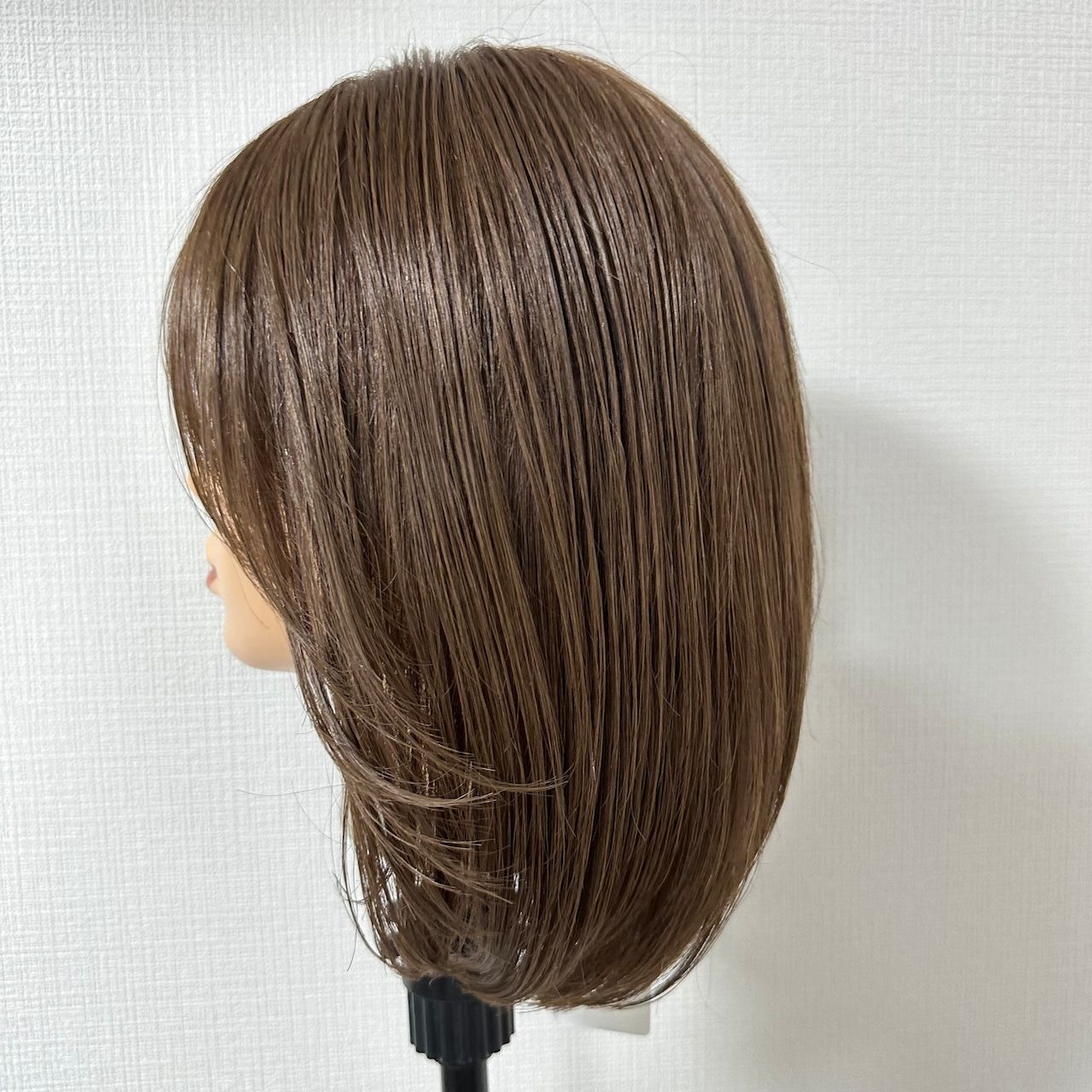 Monofilament "REINA" Ash-Brown Pre-Styled 100% Remy Human Hair