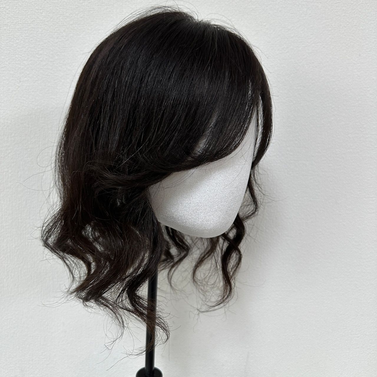 Monofilament Base Human Hair Topper 13×15cm Pre-Curled