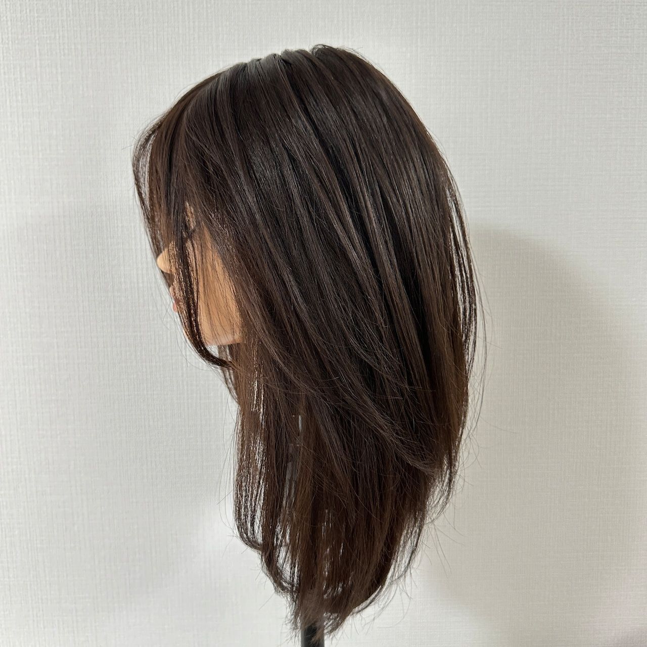 Monofilament "Junko" Natural-Brown Pre-Styled 100% Remy Human Hair