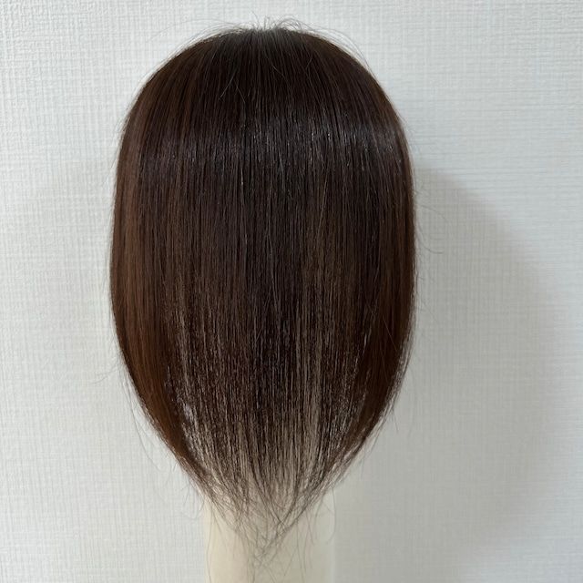 Chip Topper 12x13cm Natural Brown 100% Human Hair