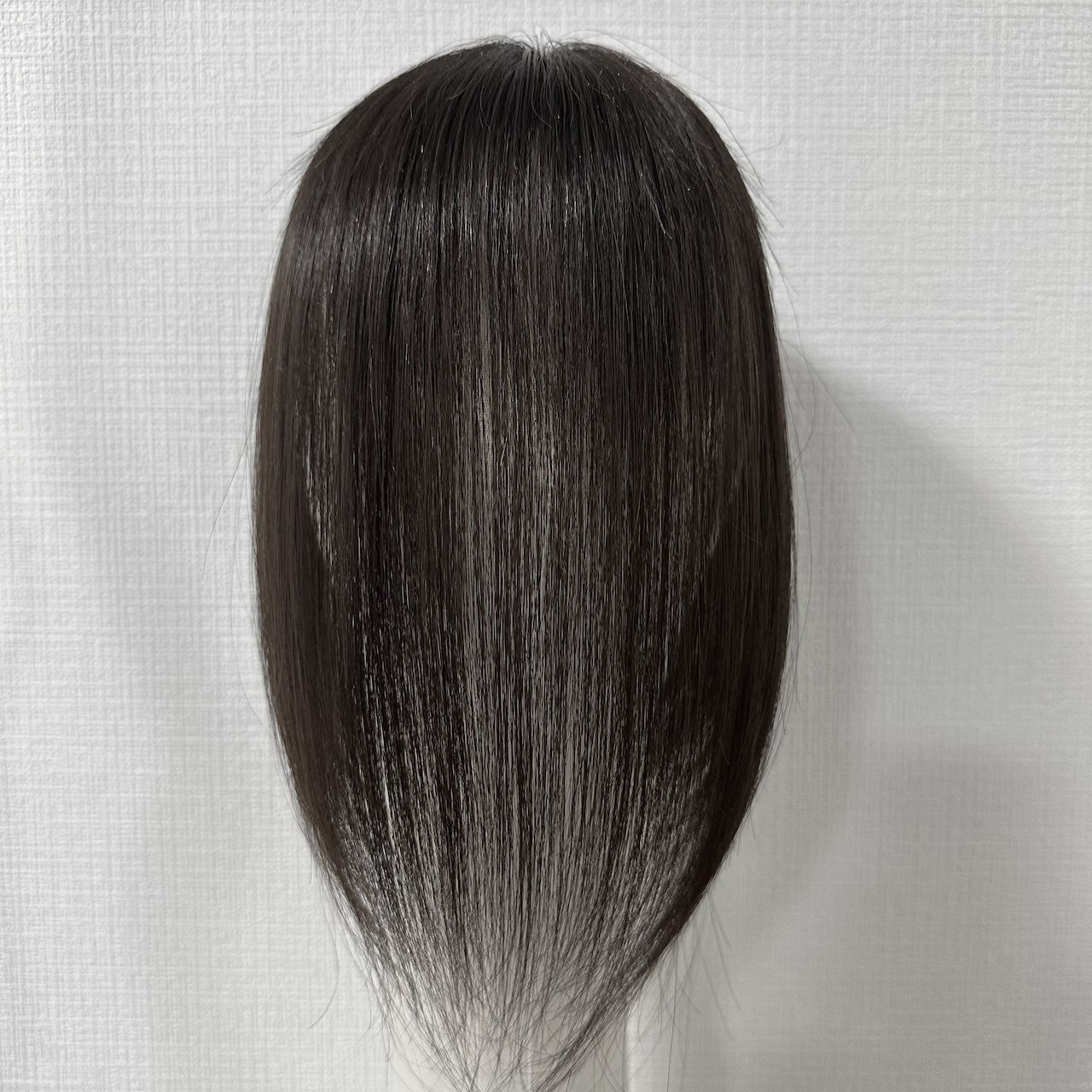 Chips Topper 9x14cm 25cm Natural Black 100% Human Hair