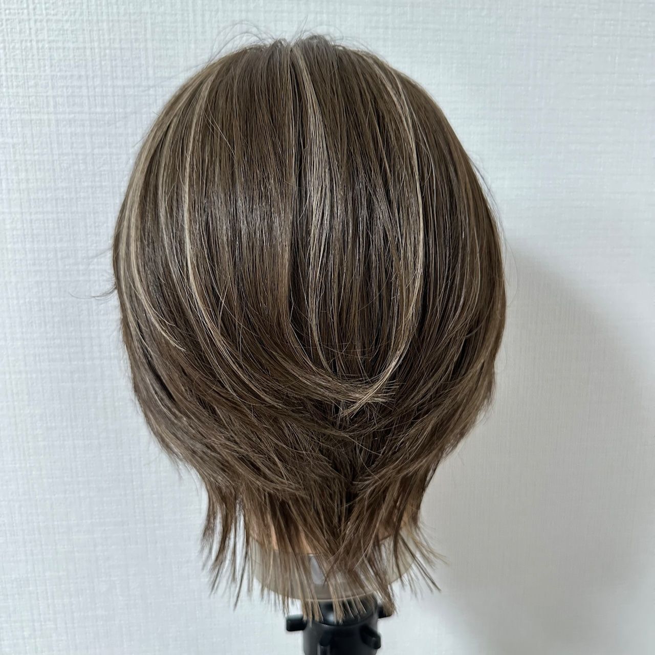 Monofilament "Short Bob" Natural-Brown Pre-Styled 100% Remy Human Hair