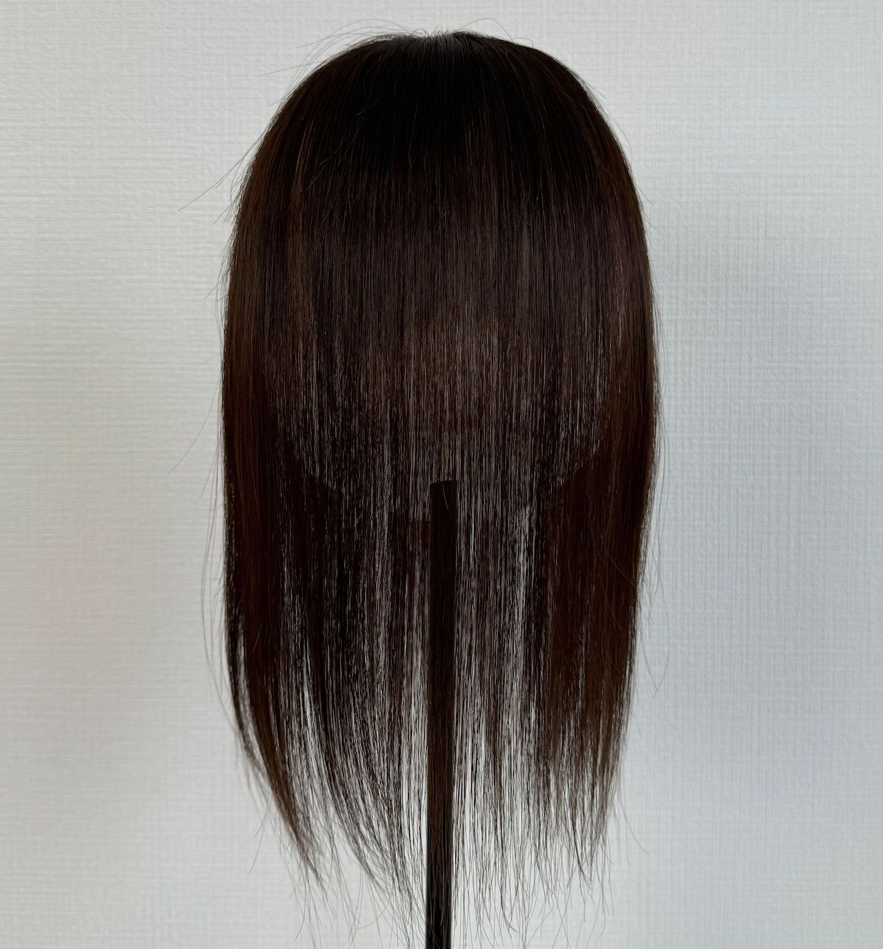 Chips Topper 9x14cm 35cm Natural Brown 100% Human Hair