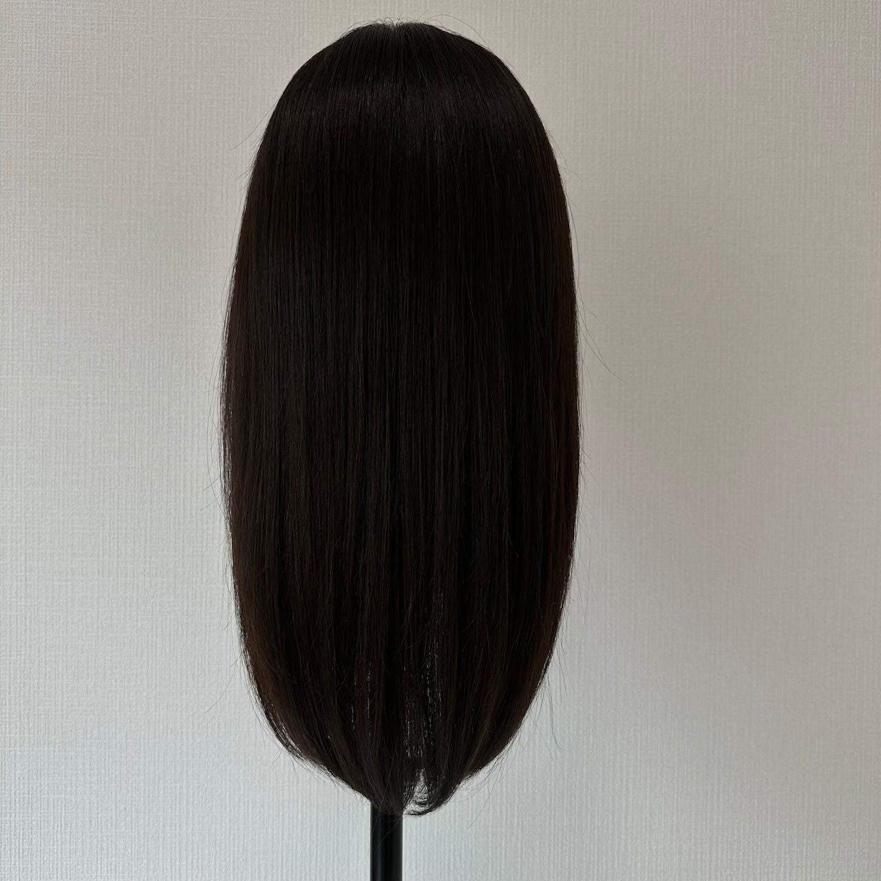 Monofilament "Lina" Natural-Black Pre-Styled 100% Remy Human Hair