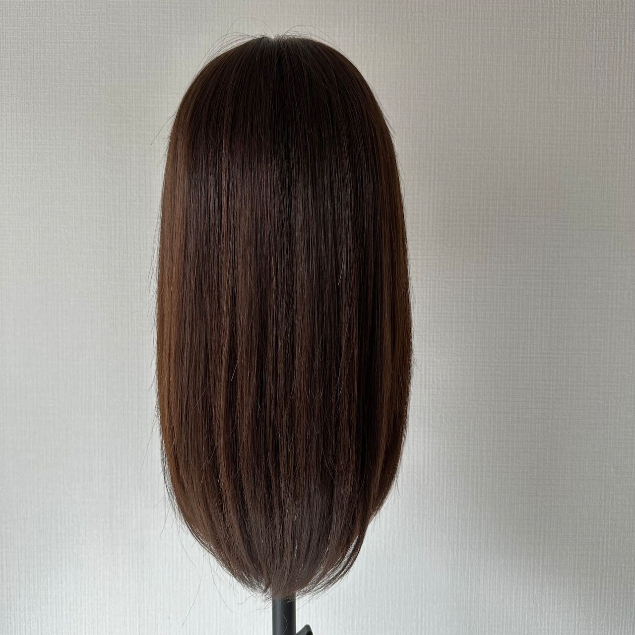 Monofilament "Lina" Natural-Brown Pre-Styled 100% Remy Human Hair