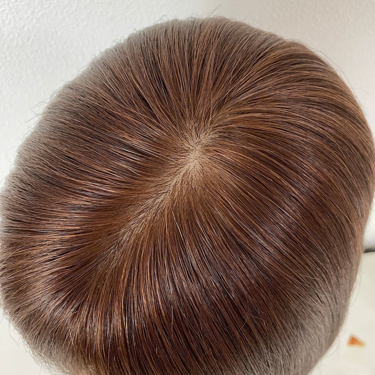 Monofilament "MIMI" Natural-Brown Pre-Styled 100% Remy Human Hair
