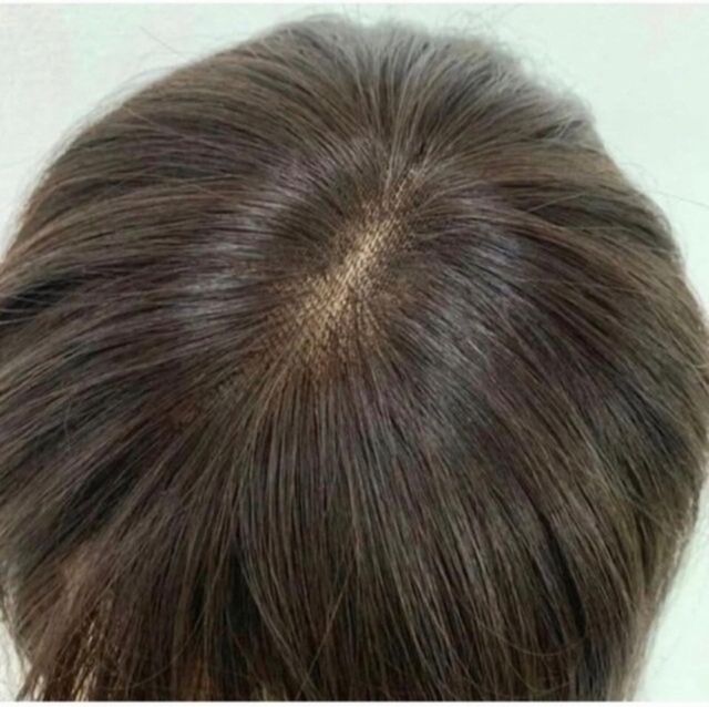 Lace Front "MIREI" Natural Black Pre-Styled 100% Remy Human Hair