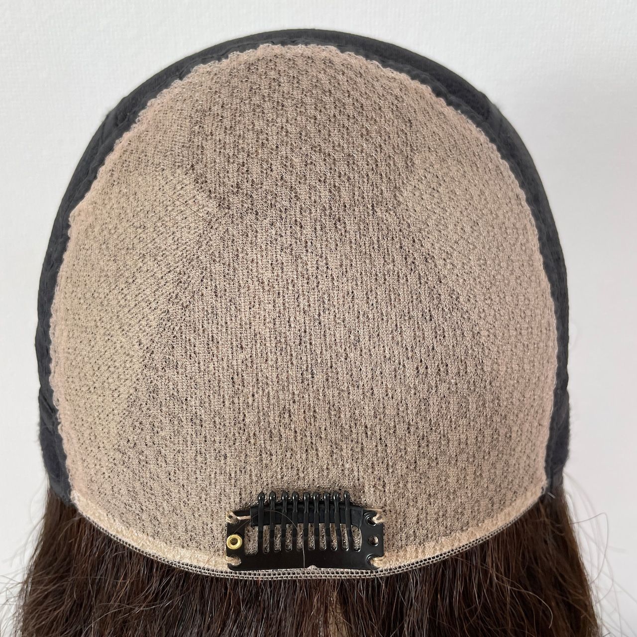 Monofilament "MIMI" Natural-Brown Pre-Styled 100% Remy Human Hair