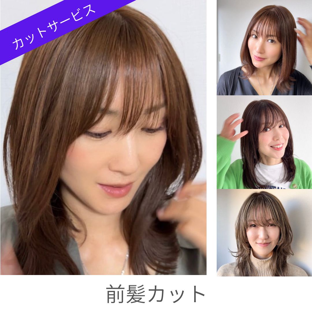 3Dウィッグ セミロングカット済