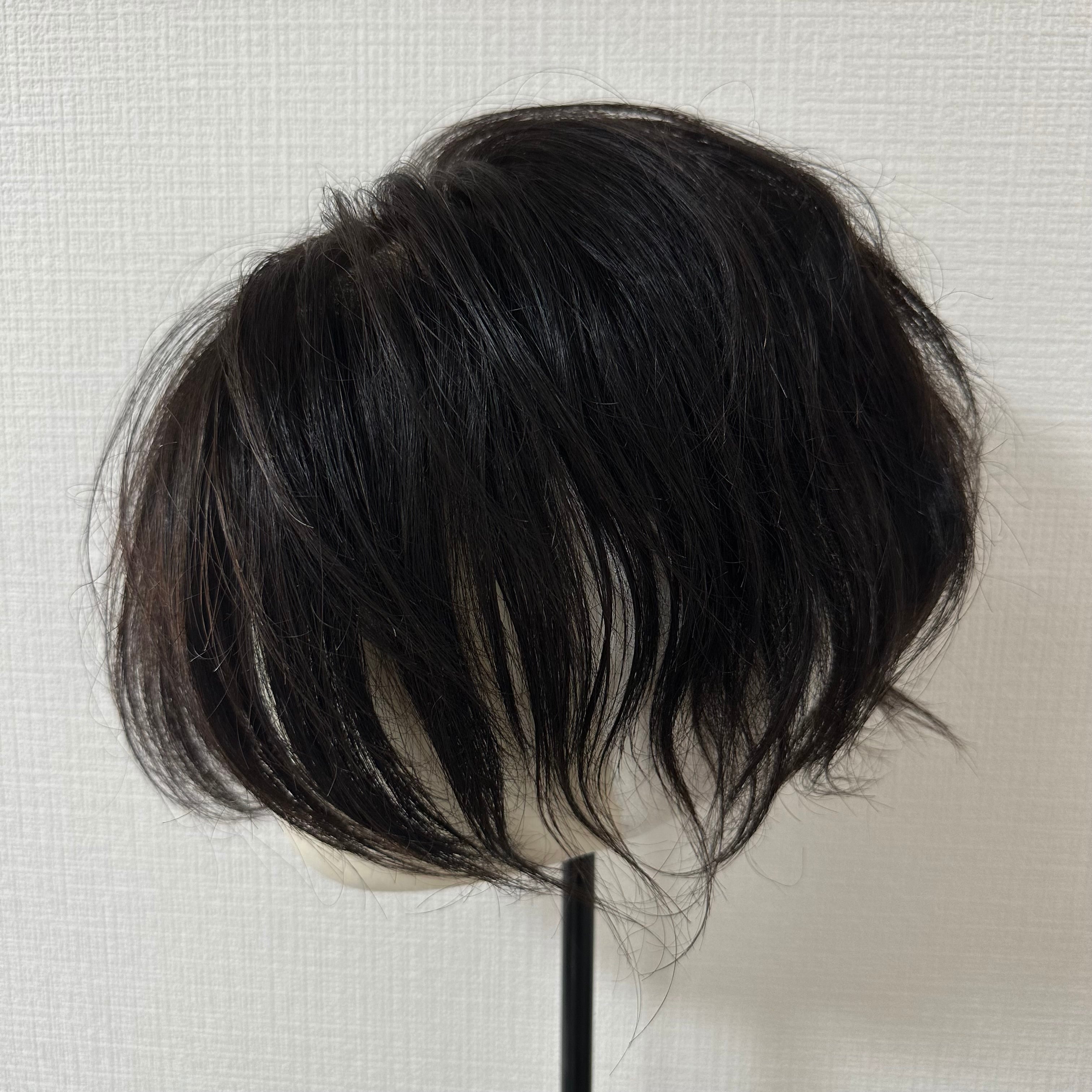羽ピース(百合子ワイヤー付き) 未カット ナチュラルブラック