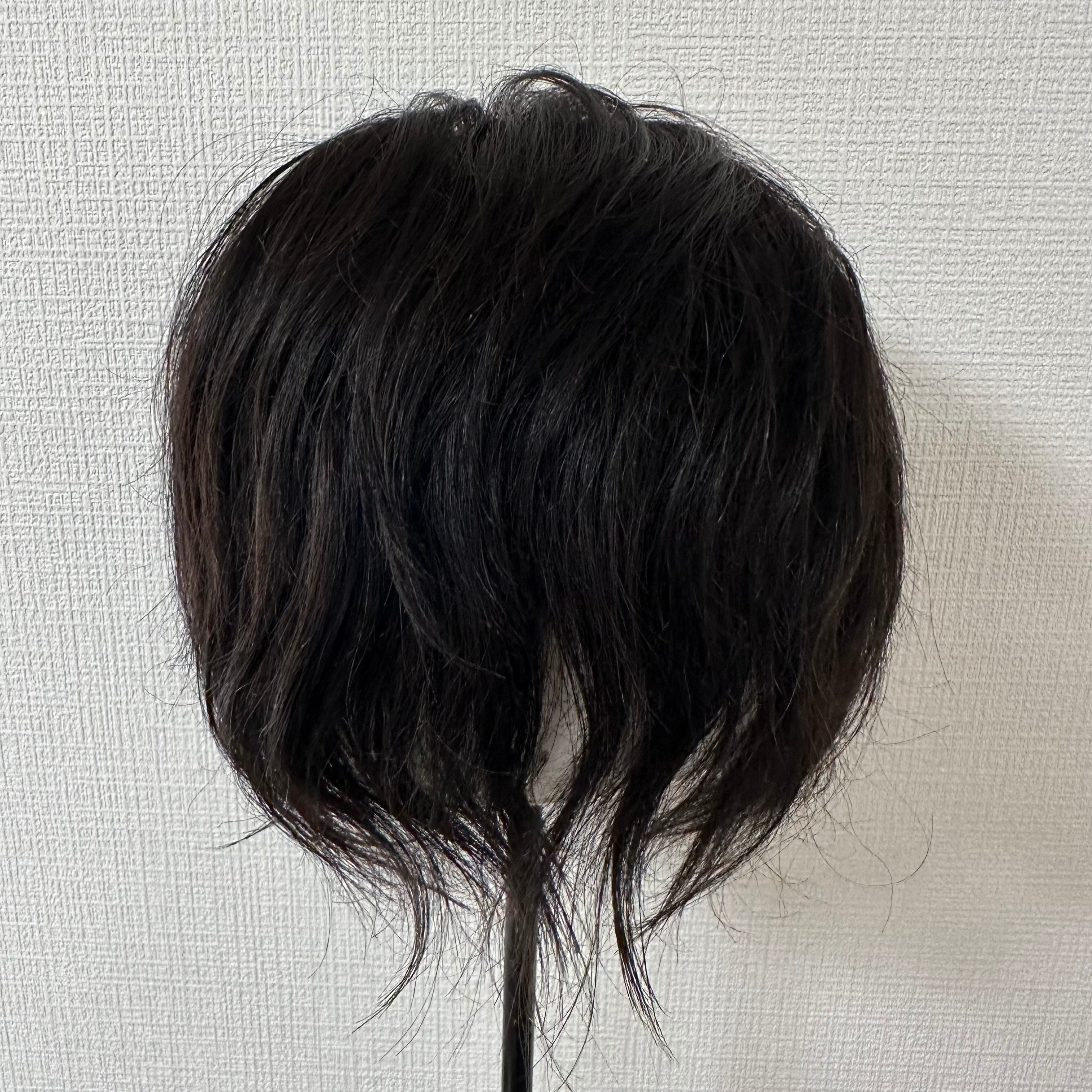 羽ピース(百合子ワイヤー付き) 未カット ナチュラルブラック