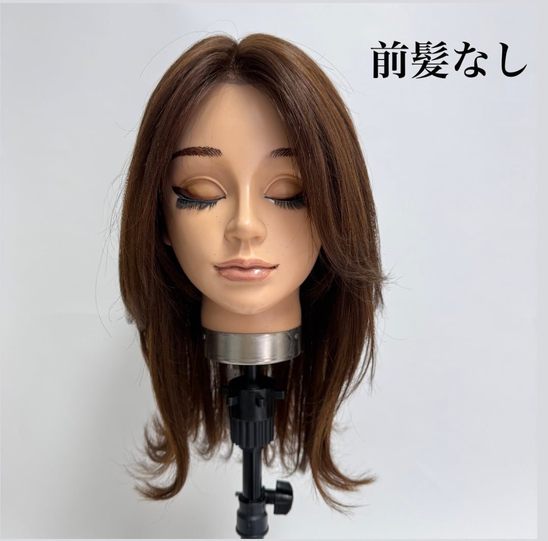 スキンレース生え際(テープ台付き) 商品名:ゆき 前髪あり/なし