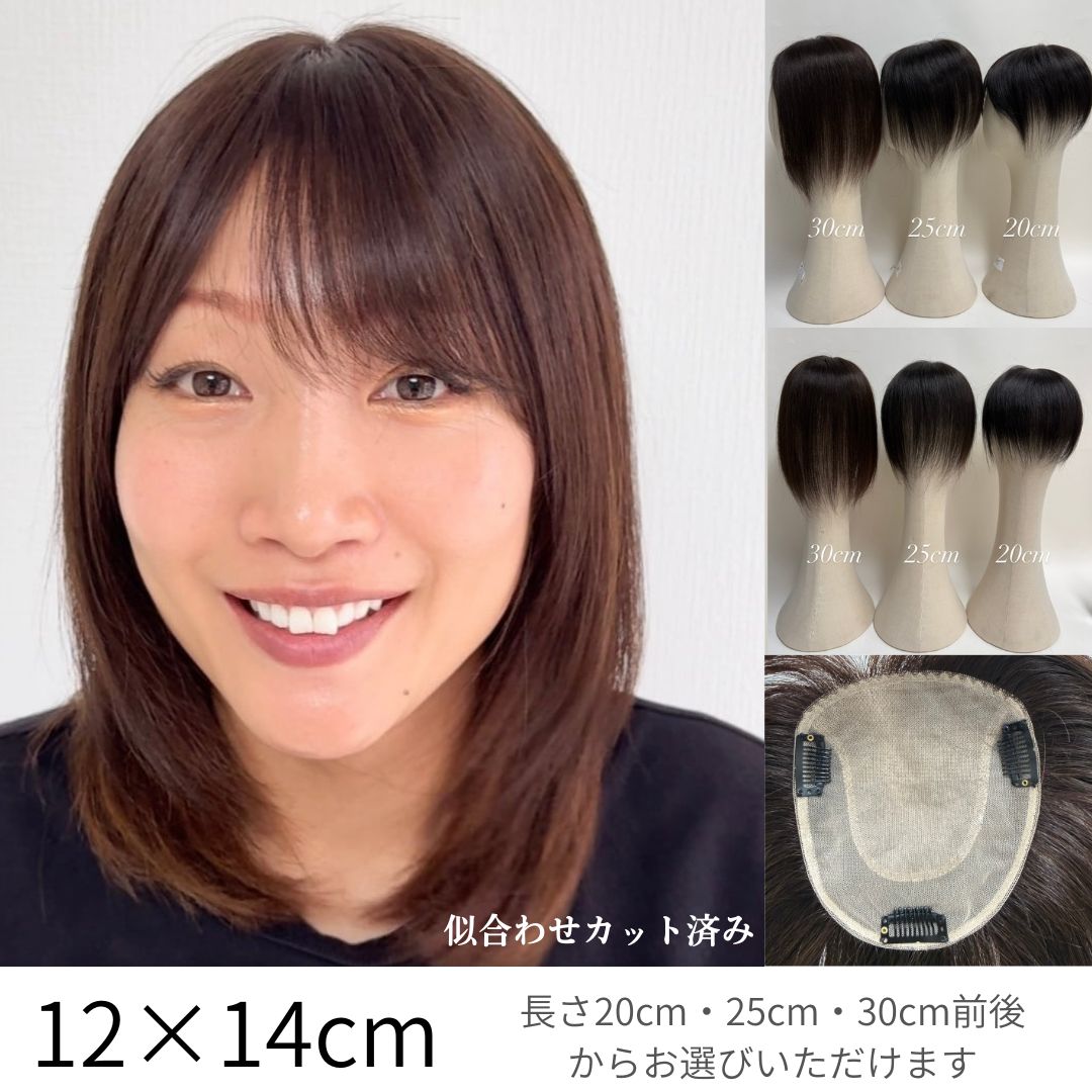 チップスピース（百合子ワイヤー付き） 部分用ウィッグ