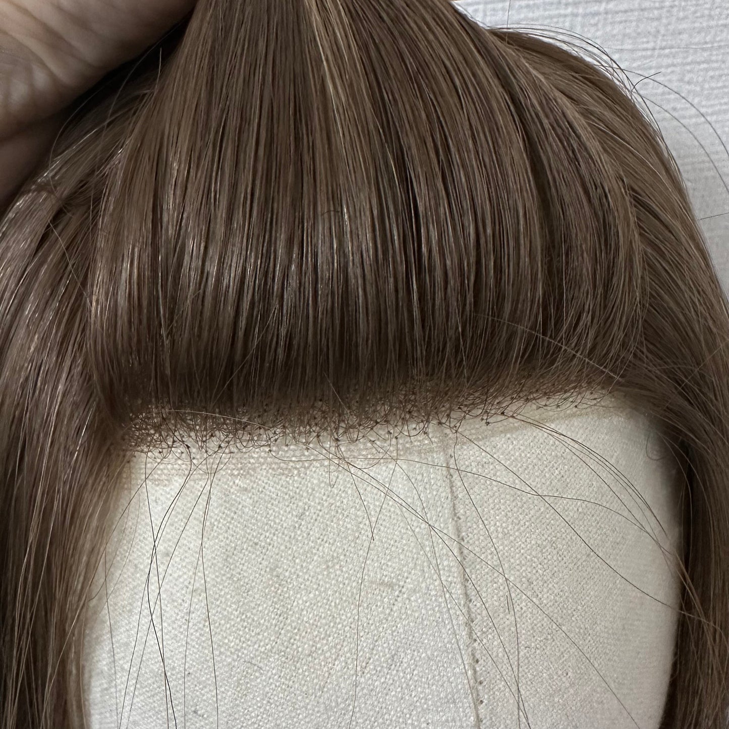 3Dウィッグ 商品名:れいこ ミルクティー系ハイライト